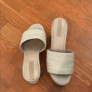 Copper Key Cream Espadrille Slides